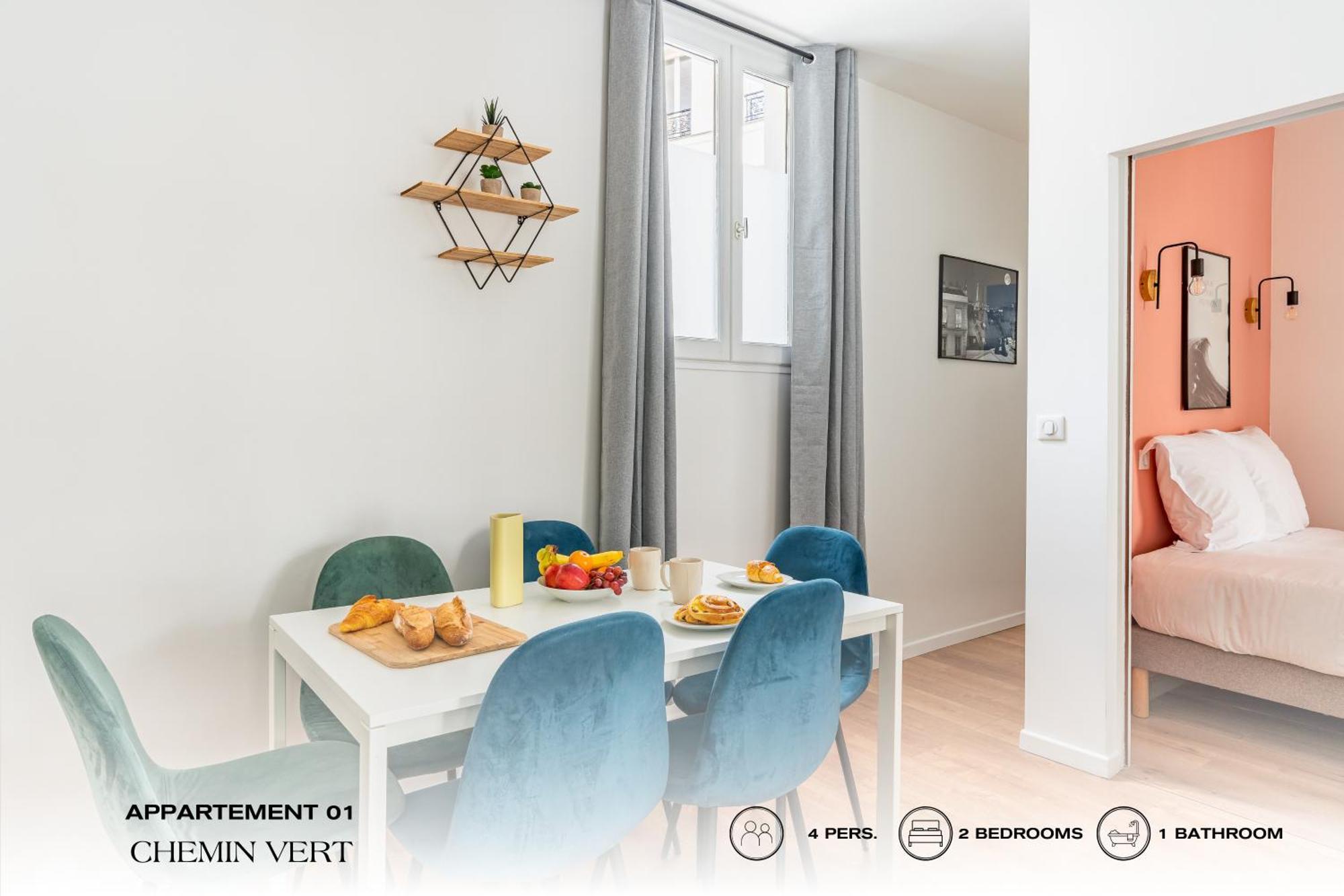 Beauquartier - Chemin Vert Paris Eksteriør bilde