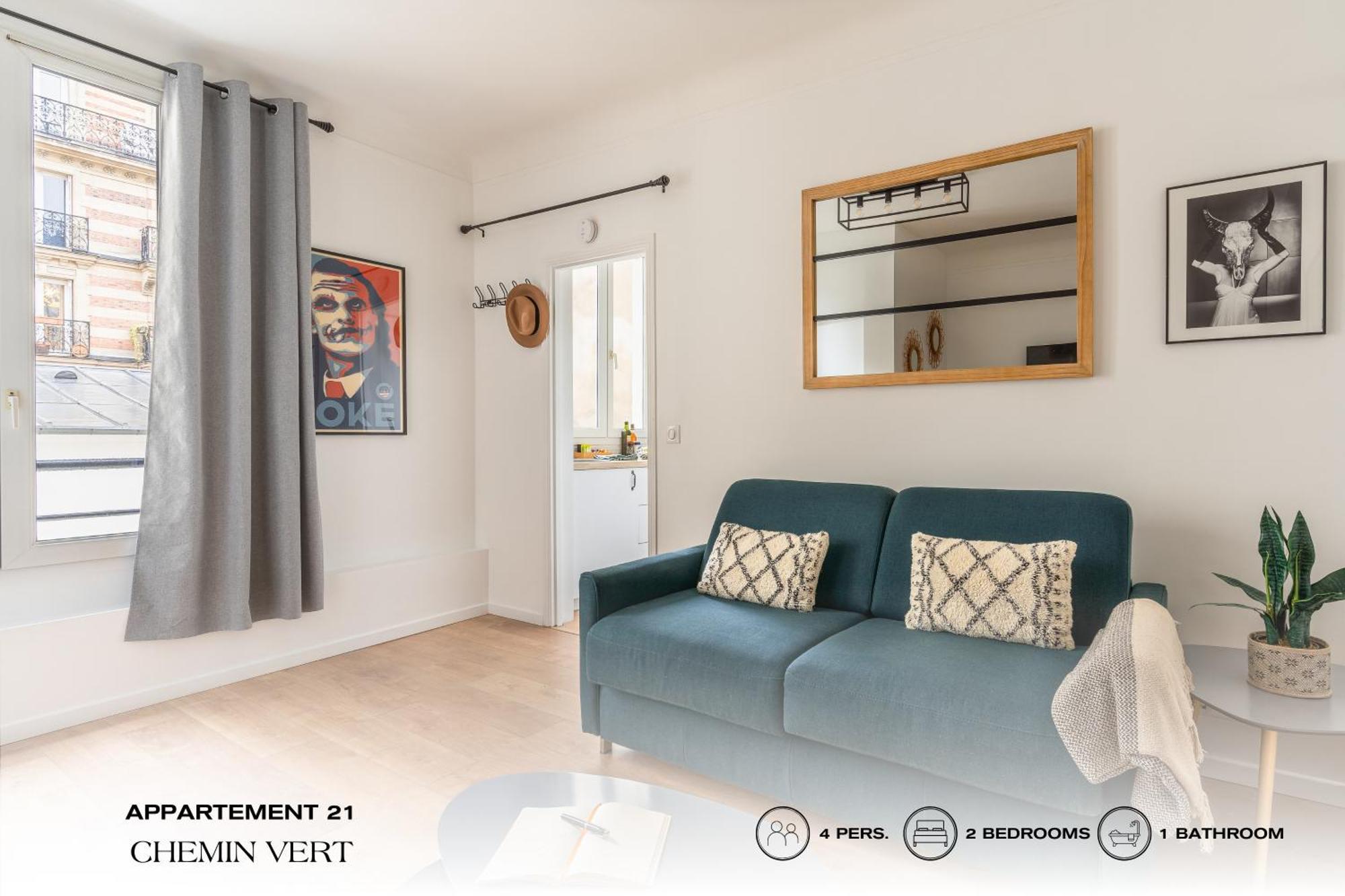 Beauquartier - Chemin Vert Paris Eksteriør bilde
