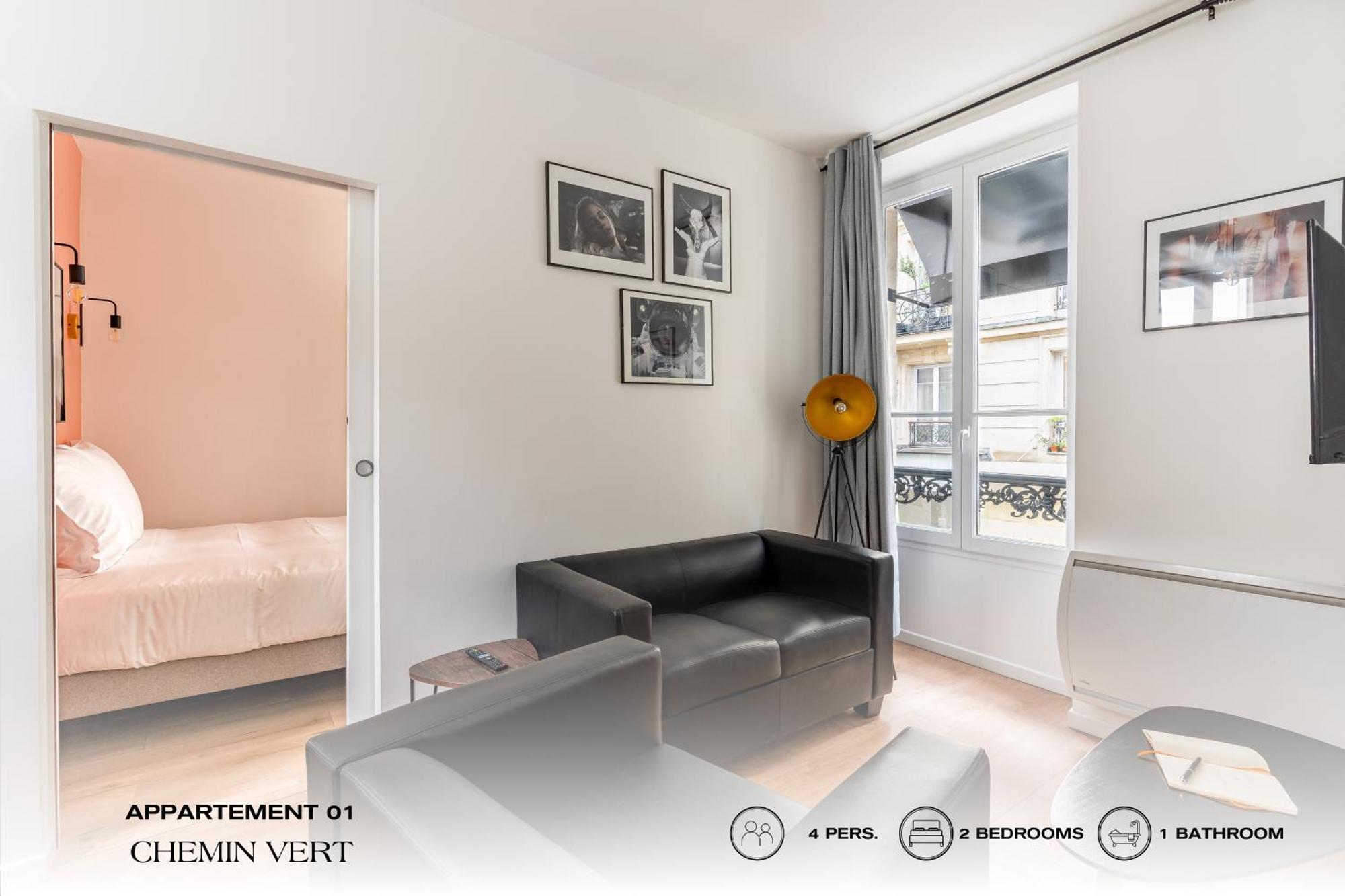 Beauquartier - Chemin Vert Paris Eksteriør bilde